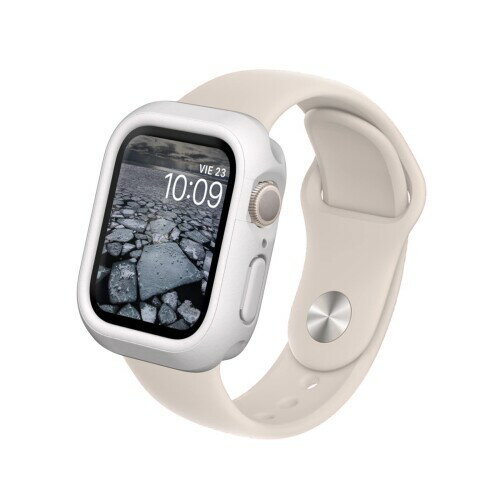 RHINOSHIELD Apple Watch 9 / 8 / 7 (45mm) CrashGuardNX ケース 耐衝? 米軍MIL規格 衝撃吸収 傷 指紋 防止 薄型 軽量 SGS認証 - クラシックホワイト