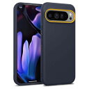 Caseology Google Pixel9 Pro XL 対応ケース 米軍MIL規格 ツートンカラー サイドグリップパターン グーグル ピクセル9プロ XL 用 カバー ナノポップ(ブルーベリーネイビー)