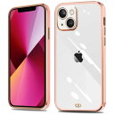 iPhone 13 ケース クリア アイフォン13 ケース 透明 耐衝撃 TPU 薄型 軽量 カバー 携帯ケース 落下防止 一体型 人気 全面保護アイフォンケース 型(桜ピンク)