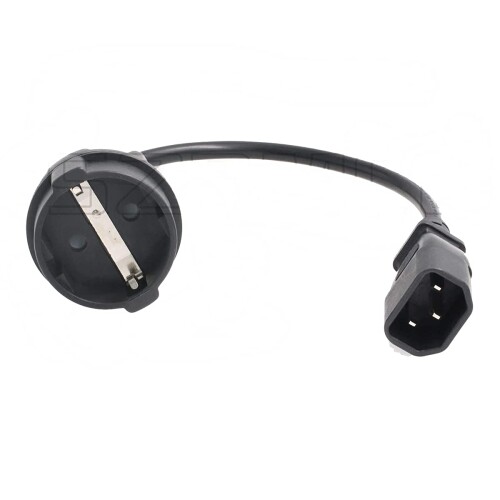 SZRMCC UPSPDU電源コードIEC320C14プラグアダプターでヨーロッパを変換CEE7 / 7 Schukoソケット、IEC32..