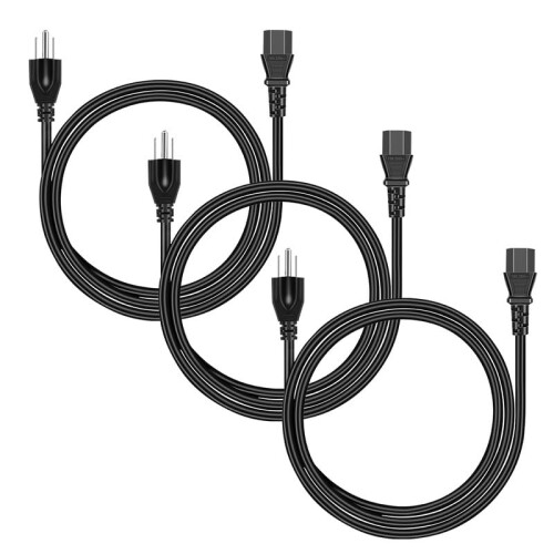 CYD 変換ケーブル NEMA 5-15P to IEC320 C15125V-15A 3M AC電源アダプタ コード C15 NEMA 5-15P UL規格..