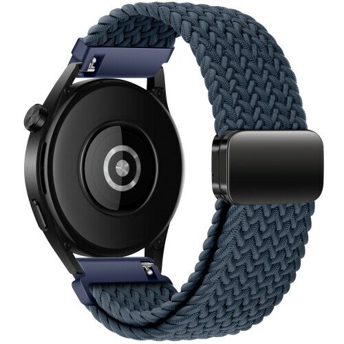 時計バンド22mm に対応Huawei Watch GT6 Pro/GT6/GT5/GT4/GT3 46mm、クイックリリース、スマートウォッチベルト22mm 対応Amazfit Watch Bip 6/5/GTR 4/Garmin Venu4 45mm、磁気バックル付き、ナイロン交換用時計ベ