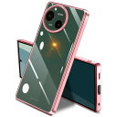 AQUOS R10/R9 ケース クリア 全面保護 SH-51E SH-51F カバー Sharp シャープ アクオス r10 r9 ソフト 透明 スマホケース TPU 薄型 耐衝撃 軽量 メッキ加工 携帯カバー ストラップホール付き 落下防止