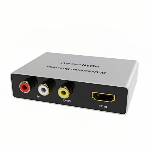 Kicucn 双方向HDMI to AVコンバータ RCA to HDMI変換 3RCA/HDMIアダプタ TV/HDTV/B-0-X/PC/DVD/Blu-ray Player/PAL/NTSCテレビ - 対応720P/1080P