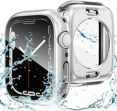 AMAPC for Apple Watch ケース 360度全面防水 バンド 水泳・スポーツ専用 ガラスフィルム 一体型 apple..