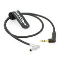 Alvin's Cables ARRI Alexa Mini カメラ 用の オーディオ ケーブル 直角 5 pin オス to 3.5mm 直角 TRS 50cm(2)