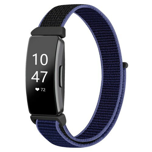 バンド for Fitbit Inspire2/Inspire/Inspire HR交換バンド、柔らかいナイロン製ベルト 通気性 多色選択 調整可能