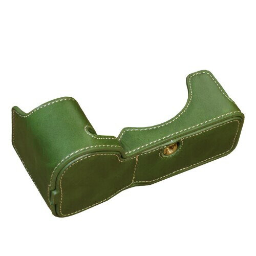 SONY対応 α7C II対応 ケース ソニー対応 A7C2対応 カバー PUレザー ILCE-7CM2対応 カメラボディーケース 電池交換便利 三脚対応可能 耐衝撃 軽量 4色オプション グリーン