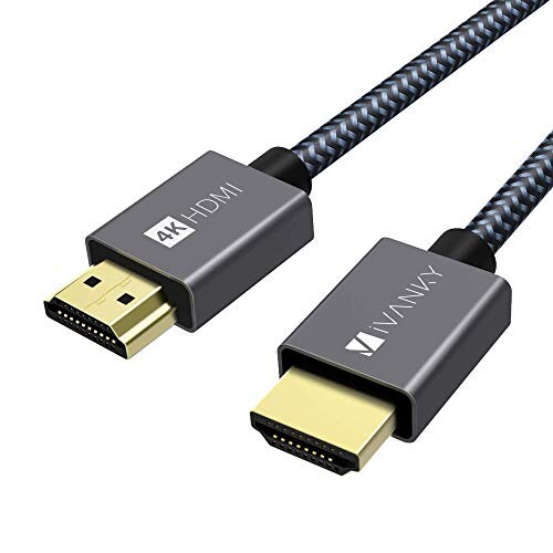 HDMI P[uiVANKY HDMI2.0Ki PS4/3,Xbox, Nintendo Switch, Apple TV, Fire TVȂǓKp18gbps 4K60Hz/HDR/3D/C[TlbgΉ er nCXs[hv~A