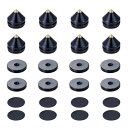 Pailvens インシュレーター スピーカー 8個 ライト級, スピーカースタンド, スパイクスタンド 両面テープ16枚付き, オーディオ音質向上 振動防止,...