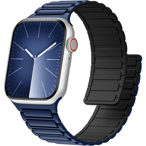 (GAGULA) for Apple Watch バンド シリコン マグネット 簡単装着 49mm 46mm 45mm 44mm 42mm 41mm 40mm 38mm アップルウォッチ ベルト Ultra/Ultra 2/Ultra 3/11 10 9 8 7 6 5 4 3 2 1/SE/SE2/SE3に適用 防水 通気性 汗に強い