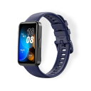 (Etsbaocy) 交換用バンド Huawei Band 10/10 Aluminum Edition/Band 9/8 対応 交換ベルト 高質量 シリコン ストラップ 柔らかい 防水 耐汗性 耐久性 軽量 用交換バンド - ブルー