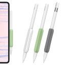 AHASTYLE Apple Pencil グリップ 疲れ軽減 滑り防止 柔らかな握り心地Apple Pencil Pro& Apple Pencil(USB-C)とApple Pencil 第 2 世代 対応 三つセット