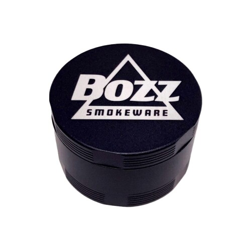 BOZZ セラミックコーティング・グラインダ— 4パーツ 63mm herb grinder (ブラック)