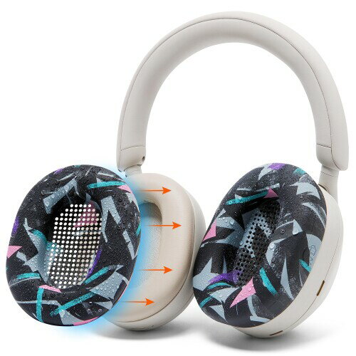 WC SweatZ XM5 ? 保護ヘッドホンイヤーカバー Sony WH1000XM5 WC | Sony XM5オーバーイヤーヘッドホンのみ対応 | 防汗 & 簡単洗濯可能 | 90年代のブラック WC SweatZ XM5 ? 保護ヘッドホンイヤーカバー Sony WH1000XM5 WC | Sony XM5オーバーイヤーヘッドホンのみ対応 | 防汗 & 簡単洗濯可能 | 90年代のブラック