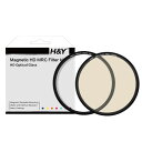 H&Y ソフトフィルター 77mm マグネティック レトロカラーオレンジ フィルターキット マグネット式 薄枠 帯電防止 防汚 撥水 防傷 RC-O77