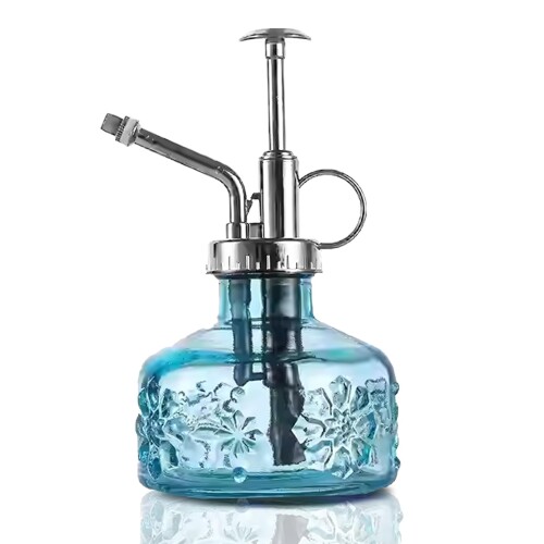 LanQii 霧吹き じょうろ ガラス 植物 園芸 アンティーク調 インテリア アウトドア おしゃれ 観葉植物 ..