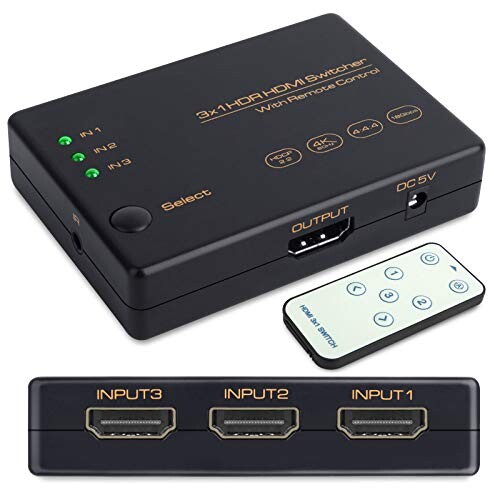 HDMIؑ֊ 31o HDMI2.0 HDMI ZN^[ 4K60Hz HDMIz usbd 4K+3D HDCP2.2Ή Xvb^[ 蓮ؑ֋@\ Rt PS5APS4 ProAPS3AXboxAFire TVAROKUAbvgbvAApple