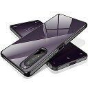 Xperia1 ii ケース クリア SO-51A SOG01 カバー 耐衝撃 薄型 透明 スマホケース ソフト TPU メッキ加工 エスクペリア1ii ストラップホール付き 超軽量(紫砂ブラック)