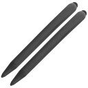 2個 電子黒板ペン、 スクリーン専用スタイラス双頭デザイン手書きタッチペン(黒双頭ペン) スクリーン静電容量ペン スクリーンスタイラス 画面タッチペン 画面感度...