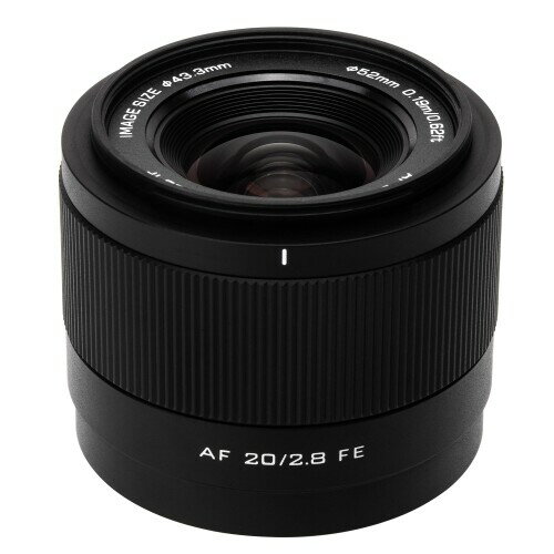 VITLROX 20mm F2.8 AFレンズ ソニーEマウント超広角マイクロレンズ 自分撮り/ストリート撮影/旅行撮影/vlogなどに対応 a7 a7R a7S a7II a5000 a5100 a6000 a6100型番などのEマウントカメラに適用。