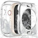 (Sunhel) コンパチブル Apple Watch アップルウォッチ ケース 2-in-1 防水ケース 対応 AppleWatch SE/SE2 Series 10/9/8/7/6/5/4 全面保護カバー 耐衝撃 軽量 脱着簡単(半透明,40mm)