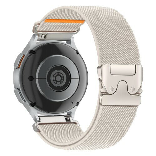 コンパチブル Samsung Galaxy Watch 7 6 4 5 バンド男性女性40mm 44mm/Galaxy Watch 6 4 Classic Band 47mm 43mm 42mm 46mm/5 Pro 45mm/Active 2/FE, 20mm 伸縮性 ナイロンスポーツ 運動通気腕時計バンド