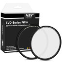 H&Y ソフトフィルター 77mm EVO ホワイトプロミスト 1/8 フィルターキット マグネット式 ねじ込み式両対応 薄枠 帯電防止 防汚 撥水 防傷 EW...
