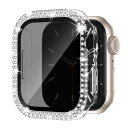 Knossen コンパチブル Apple Watch ケース 46mm キラキラ アップルウォッチ カバー 覗き見防止 Apple Watch カバー ダブルダ...