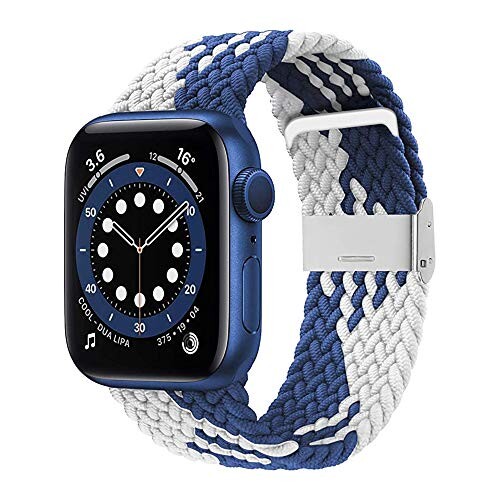 コンパチブル apple watch バンド iwatch バンド ブレイデッドソロループ 編組バンド 長さ簡単調節 工具不要 apple watch ultra/8/7/6/5/4/3/2/1/SEに対応 38mm 40mm 41mm 42mm 44mm 45mm 49mmアップルウォッチ バ
