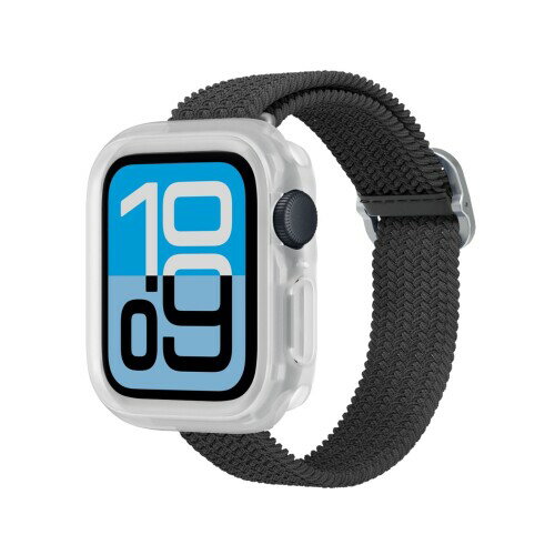 Apple Watch SE & Serie 6 / 5 / 4 (44mm) CrashGuardNX ケース 耐衝撃 米軍MIL規格 衝撃吸収 傷 指紋 防止 薄型 軽量 SGS認証 - グレア