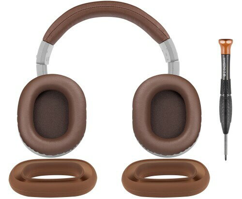 SOULWIT イヤーパッド + ヘッドバンドカバー + イヤーパッドカバー for Audio Technica ATH M40, M40X ..