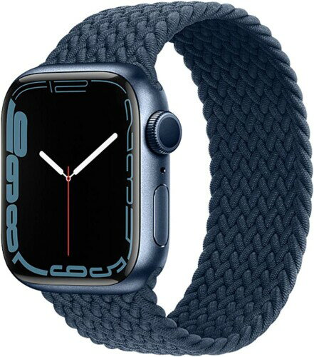 コンパチブル apple watch バンド ブレイデッドソロループ 柔らかいシリコーン糸混紡リサイクルヤーン素材 ステンレス留め具 apple watch ultra3/ultra2/ultra/10/9/8/7/6/5/4/3/2/1/SE対応 通気性 38mm/40mm/4