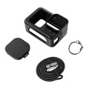 For GoPro HERO13 ケース シリコーン 保護カバー対応 シリコンカバー+レンズキャップ 保護ケース 柔らかい ハードケース 撥水 脱着簡単 傷防止 耐衝撃性 無臭で ソフト 携帯便利 軽量 震 防