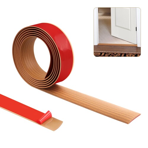 200cm×4cm 閾値ストリップ、カーペットドアトリムストリップ、自己接着フロアドア仕切りタイルトリム、..
