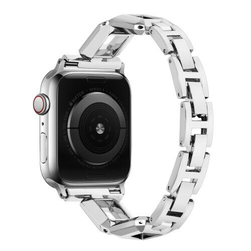 HANDODO Apple Watch バンド ステンレス レディース アップルウォッチ バンド 42mm 44mm 45mm Apple ウォッチ バンドチェーン お洒落 細い 交換ベルトApple Ultra/Ultra 2/iWatch Series 9/8/7…