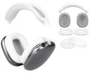 SOULWIT 交換 修理 キット for AirPods Max に対応 メッシュファブリック イヤーパッド + ヘッドバンド カバー + TPU保護ケース + シリコン製イヤーパッドの保護カバー セット 多方面保護 保護