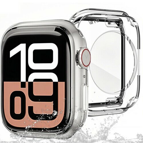 (2 in 1全周保護) Apple Watch カバー Series SE2/SE/6/5/4 40mm 対応 UIUIKA アップルウォッチ用 ケース 360°全面防水 一体型 新デザイン Apple Watch ケース対応 全面保護 超薄型 装着簡単 耐衝撃 高透過率