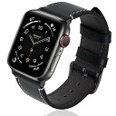 Wax アップルウォッチ バンド レザー apple watch ベルト iwatch バンド 革 appleウォッチ 皮ベルト38mm 40mm 41mm 42mm 44mm 45mm 腕 時計バンド 本革 アップルうぉっち バンド アップルウォッチ8 7 6 SE 5