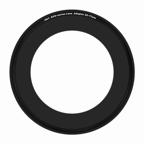 H&Y ステップアップリング 52-77mm EVOシリーズ マグネット式 フィルター径変換アダプター レンズ側フィルター径(ねじ込み式): 52mm フィルター側(マグネット式): 77mm ELA52-77