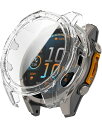 Miimall for Garmin Fenix 8 47mm 保護カバー+ガラスフィルム 一体型ケース 画面フィルム 強化エッジタッチ 薄型 軽量 傷防止 耐...