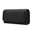 スマートフォンケース 装着ホルダー 2台入れ,YODIMDA スマホ 腰ベルト 2台収納ポーチ対応 iPhone 16 Pro max, 15 Pro max, Xperia 1 VI,Xiaomi 14T用のホルダー ケース