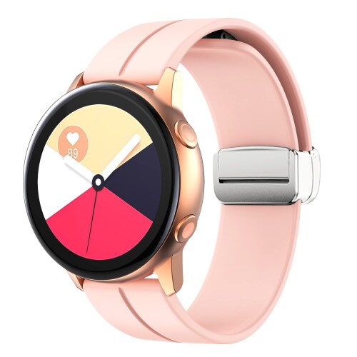 (SOLOLUP) コンパチブル Galaxy Watch 6/5/4 40mm 44mm/5 Pro 45mm/Galaxyウォッチ6 Classic 43mm 47mm/4 Classic 42mm 46mm/3 41mm/Active 2 40mm 44mm、女性男性のための20mmシリコーン バンド ブレスレット スポーツ ストラ