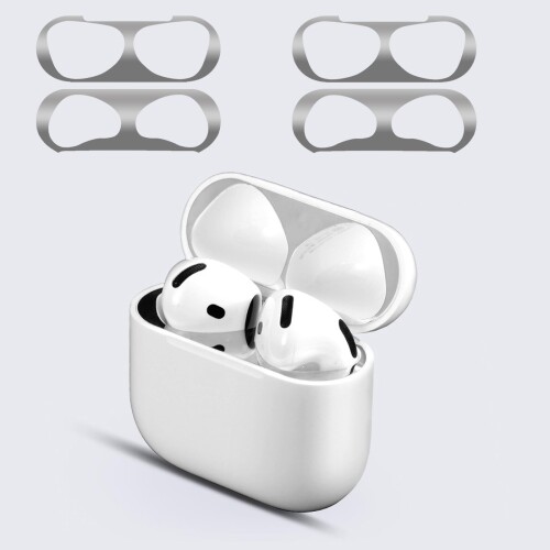 BUITFOU AirPods 4 ダストガード エアーポッズ4(2024)シール金属汚れ防止 プロ AirPods 4 ガードカバー..
