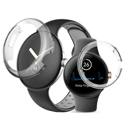 Annymall For Google Pixel Watch ケースGoogle Pixel Watch 対応PC 保護ケース 超薄型 カバー Compatible with Google Pixel Watchカバー PC素材 Google Pixel Watch用 時計ケース ハードPCケ…