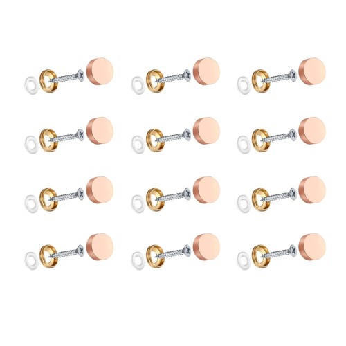 Wopanxye 12個入 飾りビス 装飾キャップ 化粧ビス 鏡止め ビス隠し 飾りビスキャップ ビスキャップ セ..