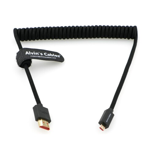 Alvin's Cables 8K 2.1 Micro-HDMI - HDMI ґgRCP[u Atomos-Ninja-V 4K-60P R[h 48Gbps HDMI Canon-R5C| R5| R6p