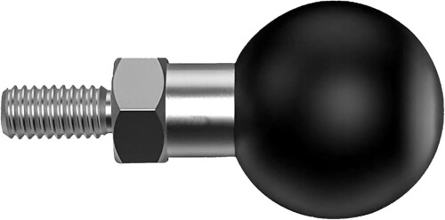 1 inch Ball Adapter with 1/4"-20 Threaded Post Compatible with RAM Mount B Size Double Socket Ar..