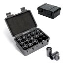 JJC 135 フィルムケース 35mmフィルム 15ロール 35mmフィルム収納 保護用 キャップ付きフィルムキャニスター PE製 IP67防水 丈夫 耐圧 耐衝撃 防塵 耐摩耗性 圧力調整弁 フィルム収納ケース