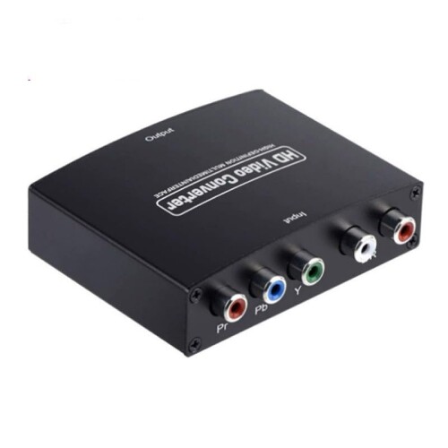 Component YPbPr - HDMI変換キット - RGBからHDMIアダプター HDMIとコンポーネントケーブル付き 1080 HDTV用 (ブラック)